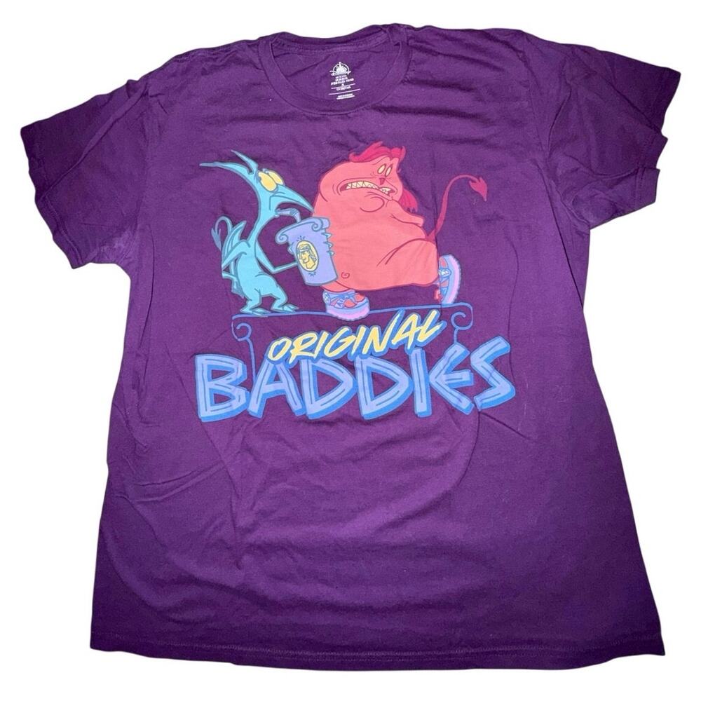 Disney Parks Hercules Pain And Panic Original Baddies Purple T-shirt Adult XL